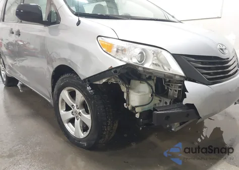 2011 Toyota Sienna Base V6 from USA, damaged, VIN 5TDZK3DCXBS175024